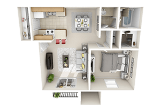 Floorplan for Avia 266 Apartments