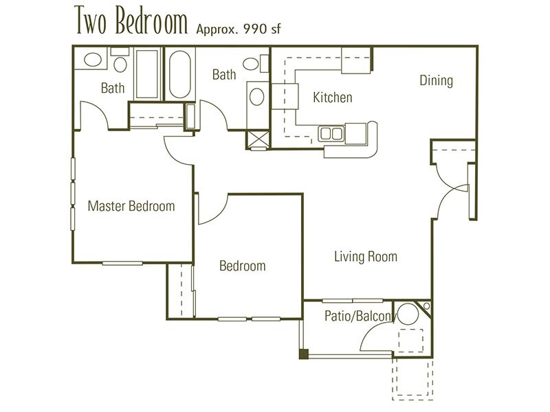 Arlington Creek Apartments Floor Plan 2x2 50% BOND Arlington Creek Apartments Floor Plan 2x2 50% BOND