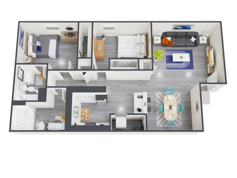 Casita Villas Apartments Floor Plan 22A Casita Villas Apartments Floor Plan 22A
