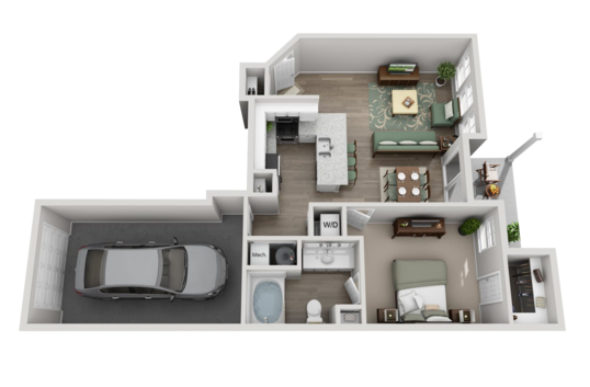 Floorplan for Grand Reserve of Naperville Apartments