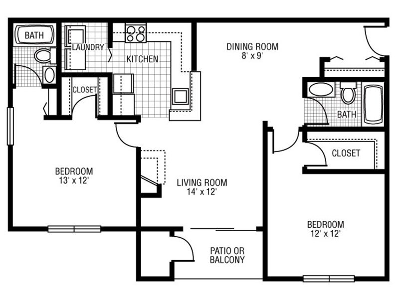 Camden at Bloomingdale Apartments Floor Plan uC/1 Camden at Bloomingdale Apartments Floor Plan uC/1