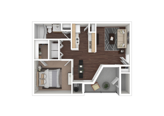 Floorplan for Southgate Apartments