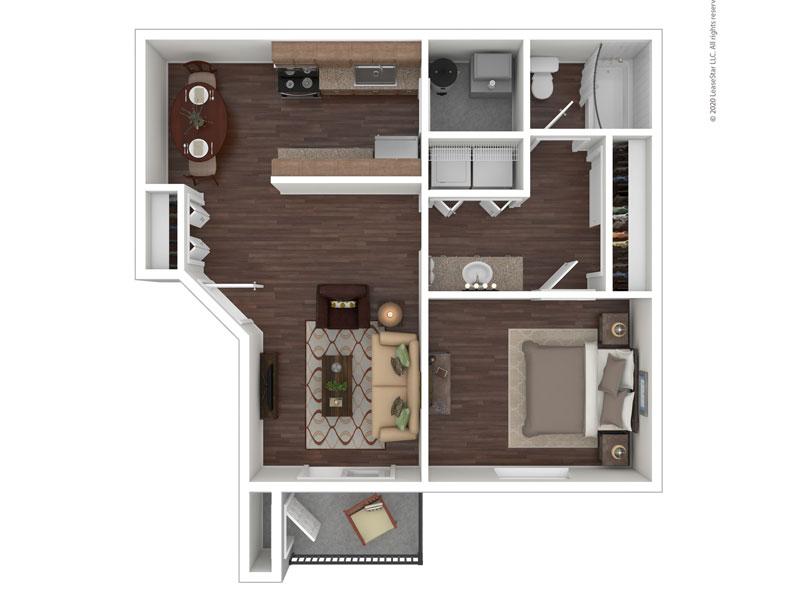 View floor plan image of The Cabin apartment available now