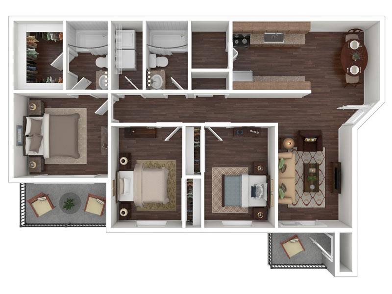 Willow Cove Apartments Floor Plan The Lodge