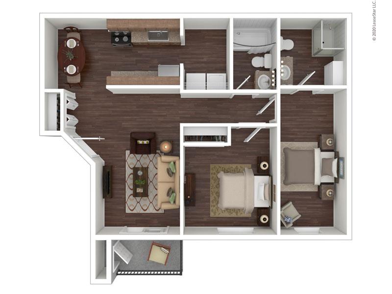 View floor plan image of The Ranch apartment available now