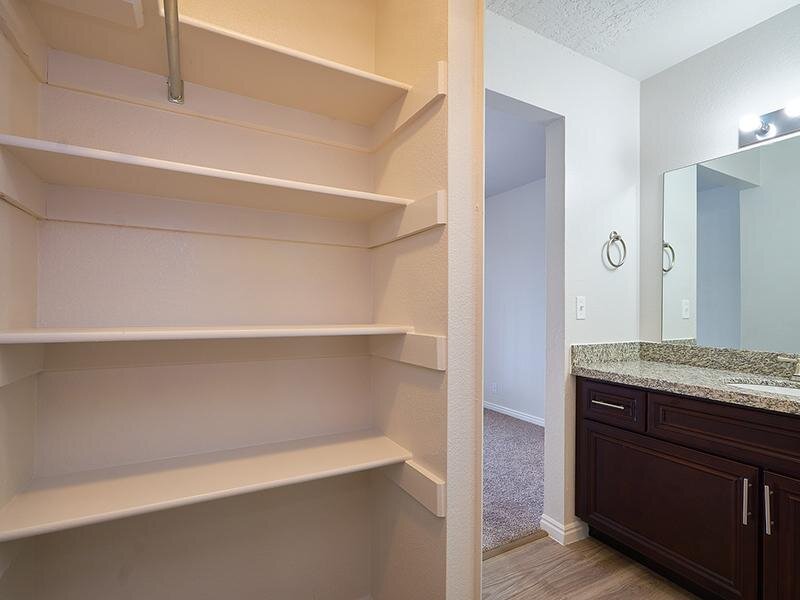 Linen Closet | Willow Cove Apartments