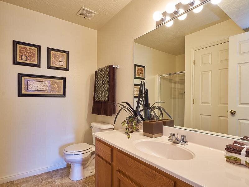 Model Master Bathroom | Willow Cove Apartments