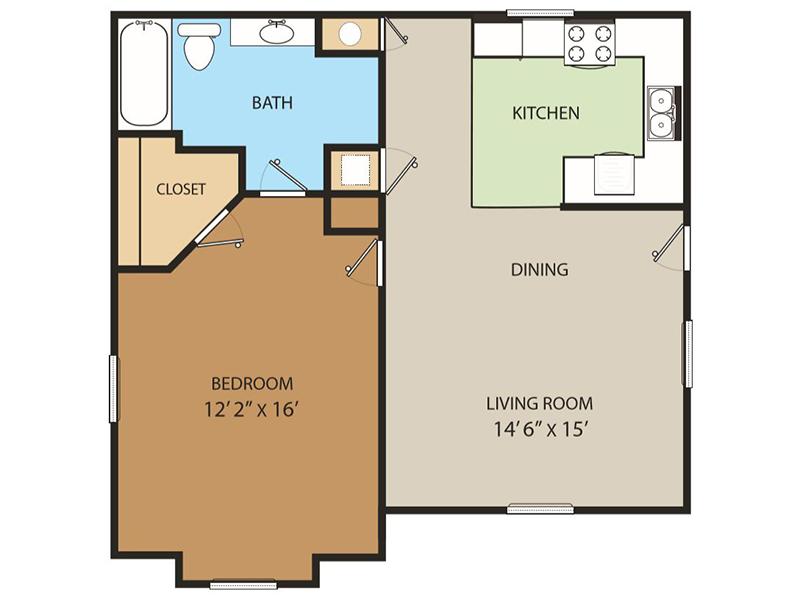 Country Springs Apartments Floor Plan Willow