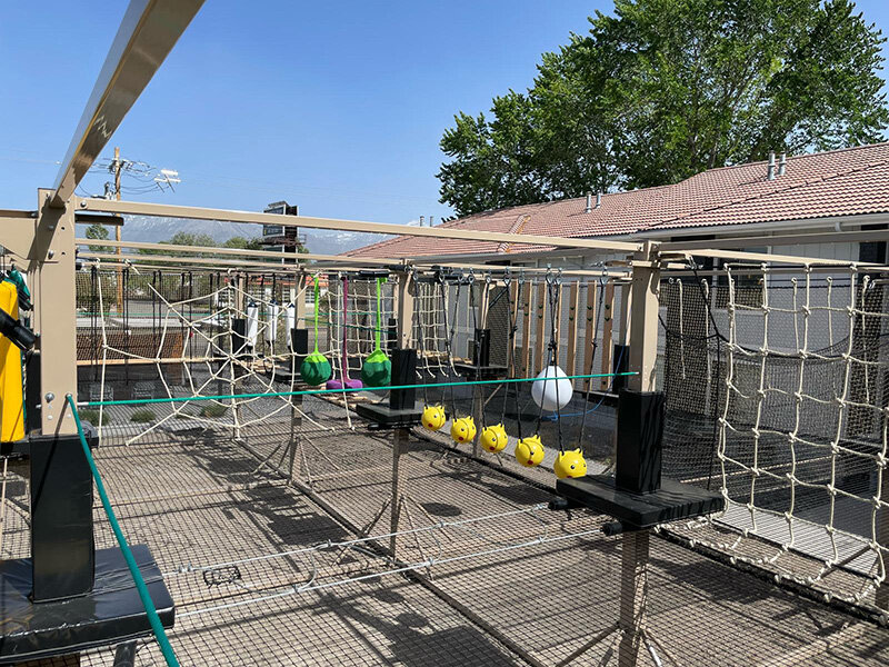 Rope Course at Apartment Complex | Enclave at Redwood