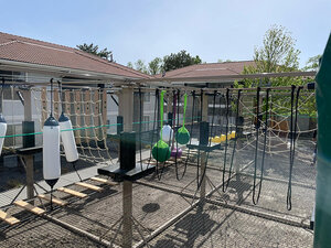 Rope Course at Apartment Property | Enclave at Redwood