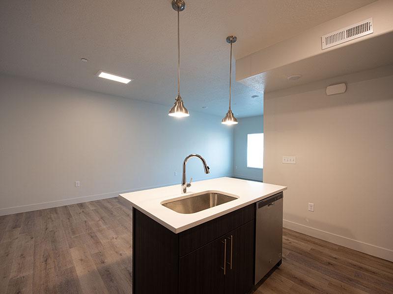 Kitchen Island | Ogden Flats Apartments in Ogden, UT