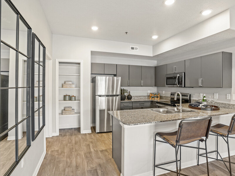 Renovated Kitchen with Stainless Steel Appliances | Viewpointe Apartments