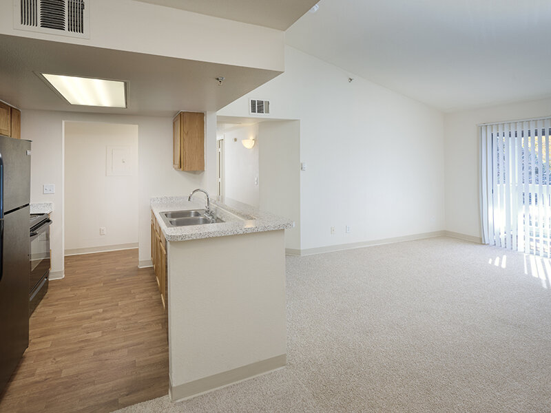 Kitchen with Living Room Entrance | Dayton Meadows