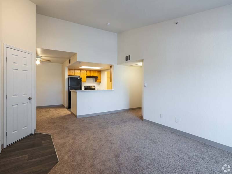 Carpeted Living Room | Dayton Meadows