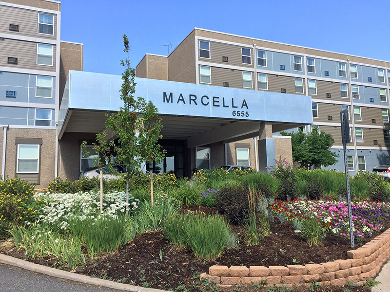 Apartment Exterior | Marcella Manor Apartments