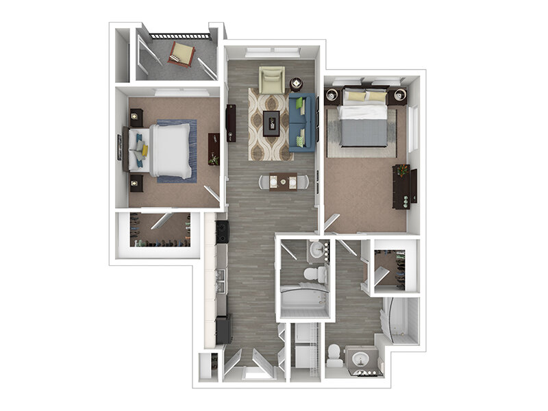 View floor plan image of Cedar apartment available now