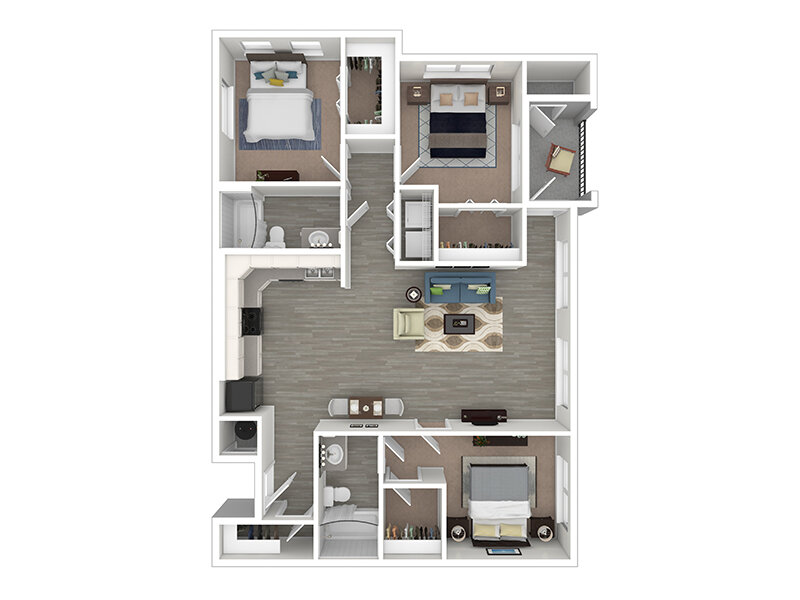 Reserve at Northglenn Apartments Floor Plan Crestone