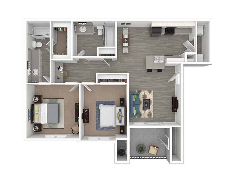 View floor plan image of Keystone apartment available now