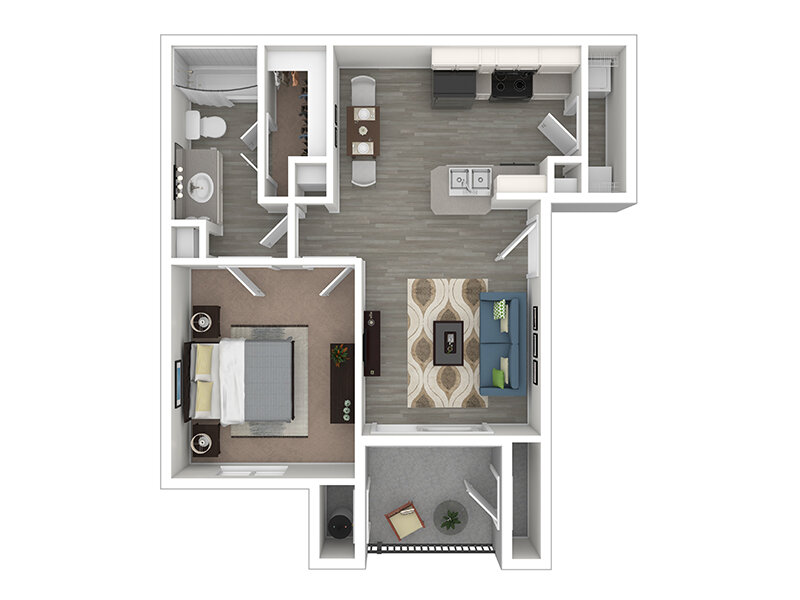 Reserve at Northglenn Apartments Floor Plan Aspen