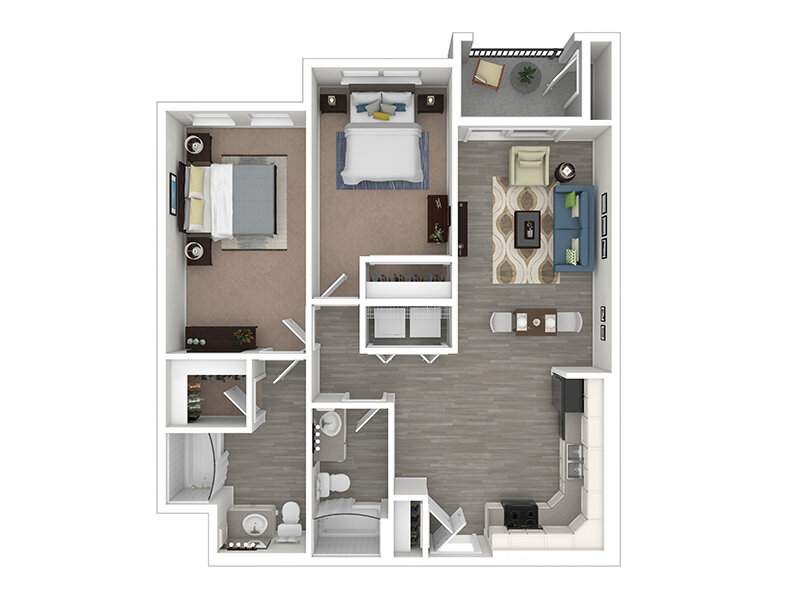 Reserve at Northglenn Apartments Floor Plan Spruce