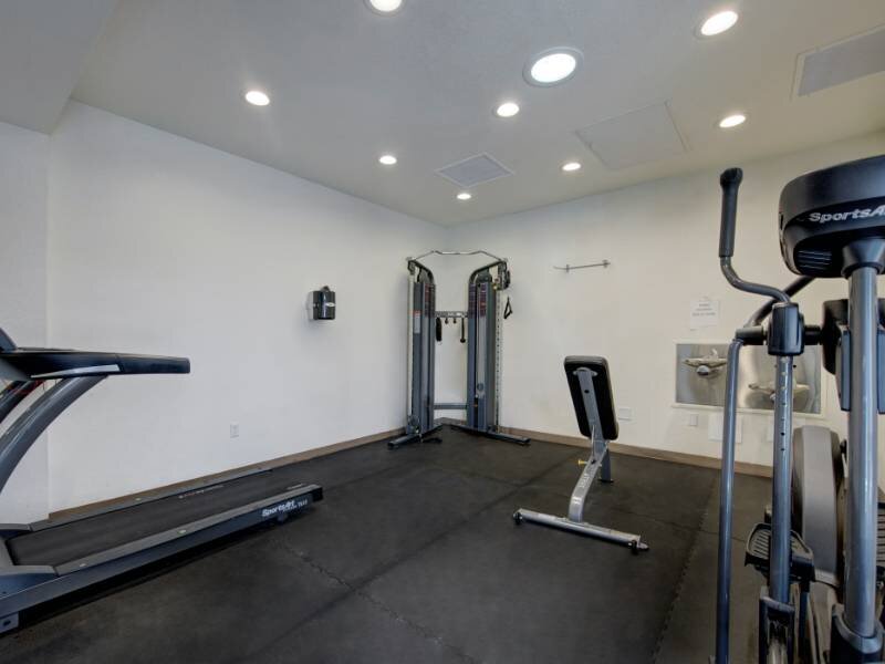 Gym | Village Crest Apartments in Commerce City, CO