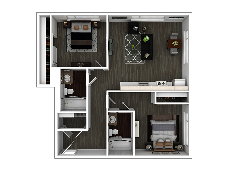 Hana Apartments floor plan