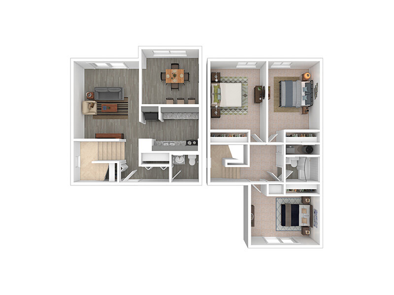 Mount Vernon Terrace Apartments Floor Plan 3x1.5 HUD