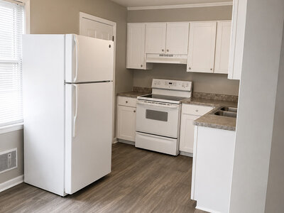 Kitchen with Wood Styled Flooring | Linkwood Manor