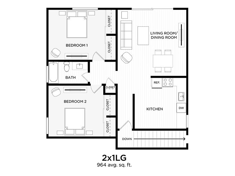 2x1_Large floor plan at Nova at Terra Linda