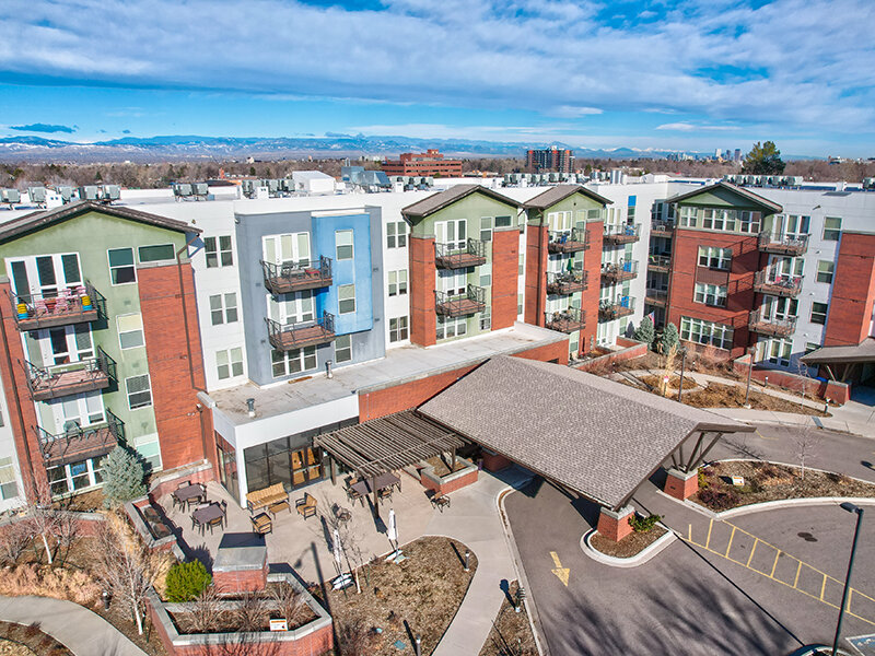 Apartment Complex Entrance | Residences at University Hills