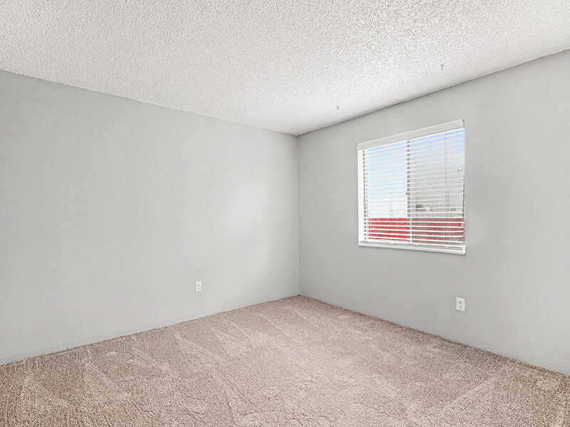 Bedroom with Carpeted Flooring and Window | Innovation at Fitz