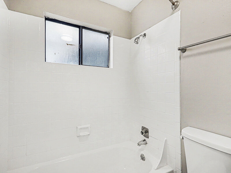 Bathroom with Window and Shower | Innovation at Fitz