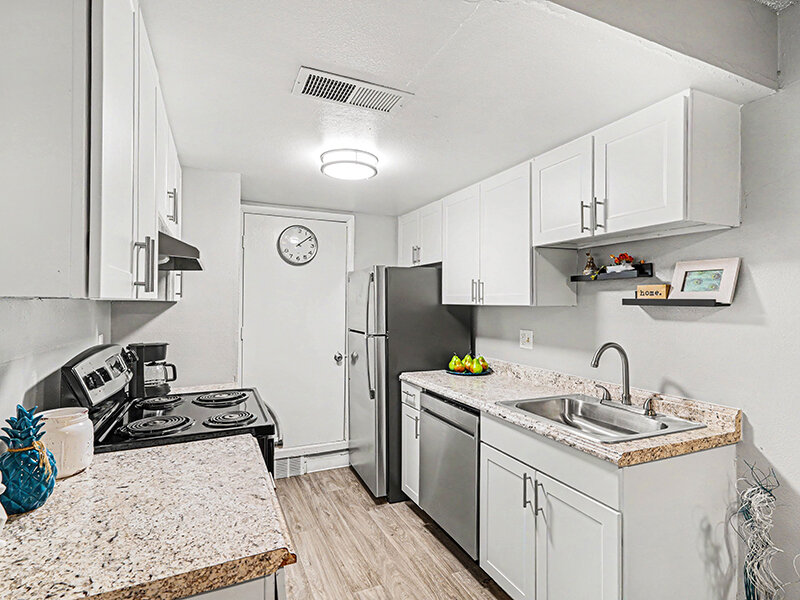 Kitchen Light with Kitchen Sink and Wood Styled Flooring | Innovation at Fitz