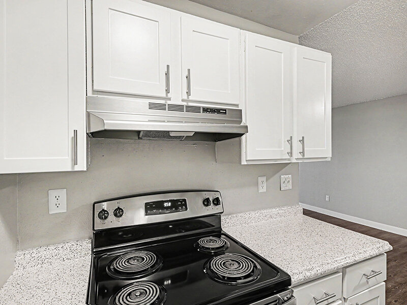 Kitchen Stove and Cabinets | Innovation at Fitz