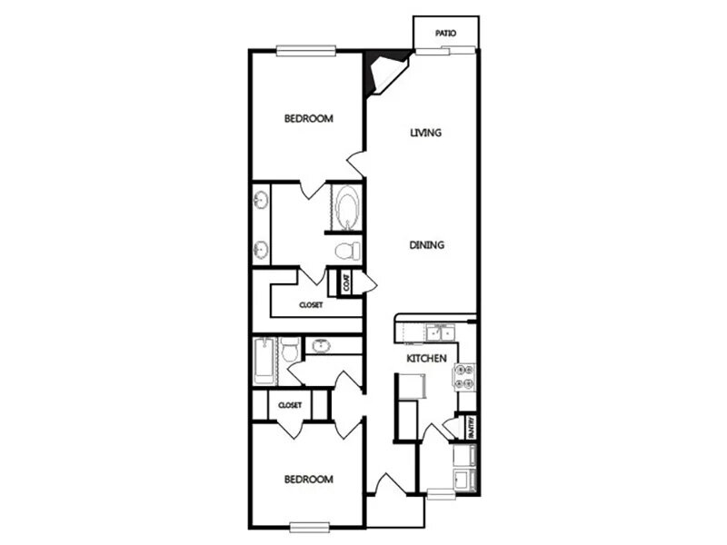 Shiloh Park Townhomes Floor Plan Lubbock