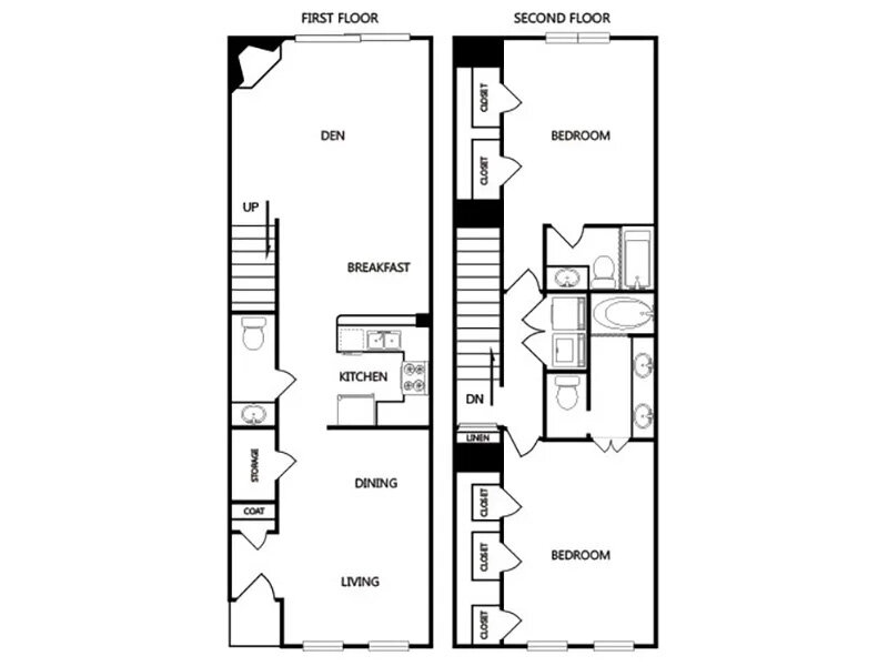 Shiloh Park Townhomes Floor Plan Fort Worth