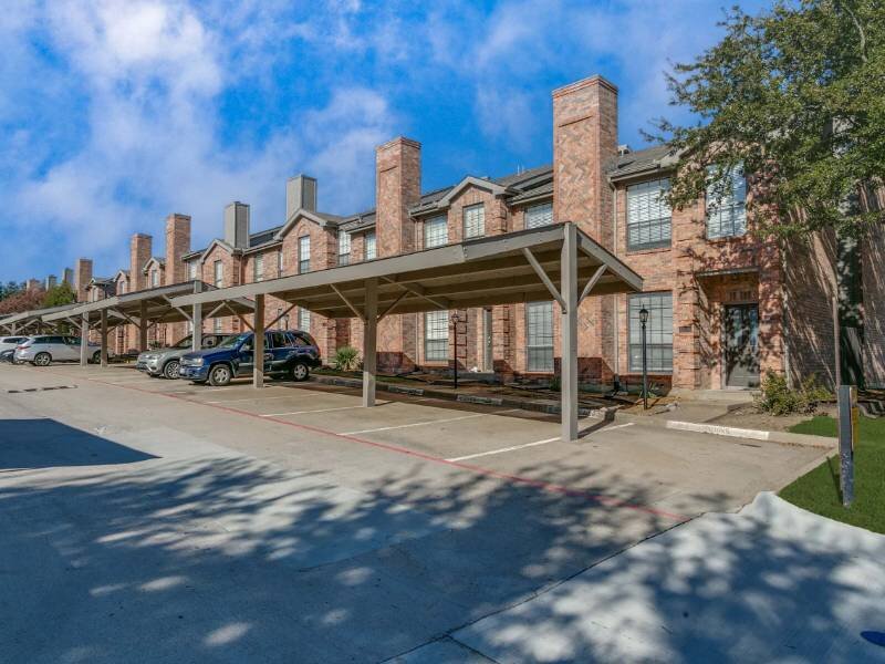 Covered Parking | Shiloh Park Townhomes in Plano, TX