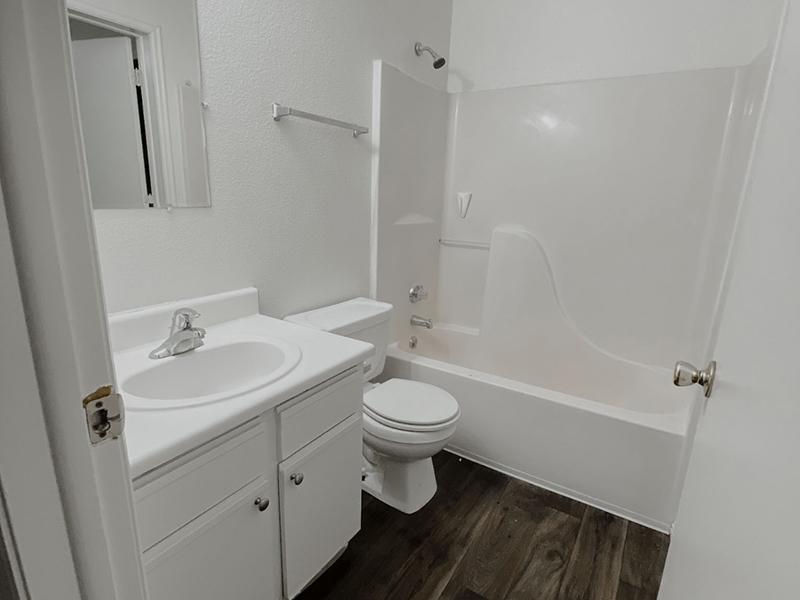 Bathroom | North Pointe Apartments in Logan, UT