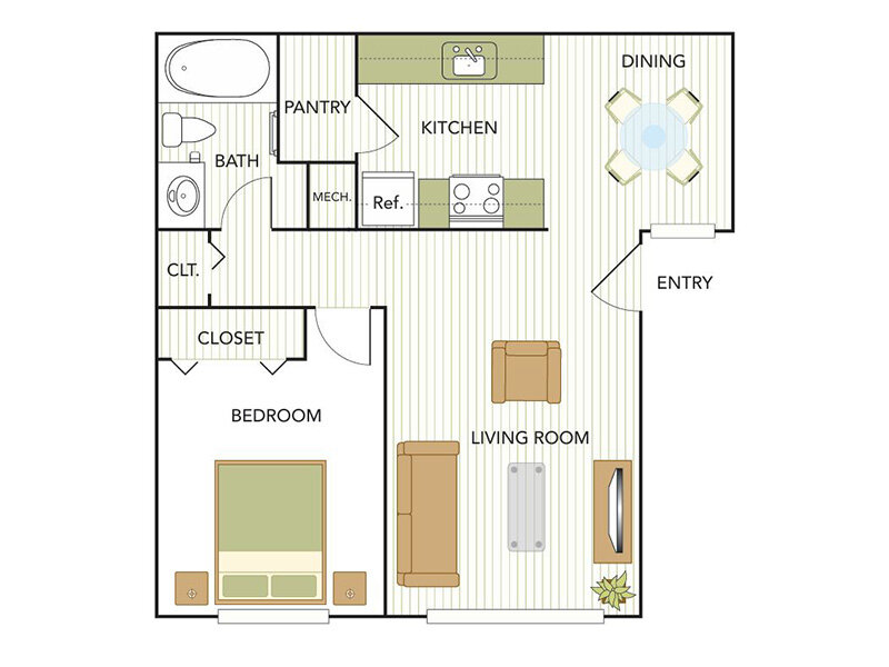 A2 Floorplan at Berryhill