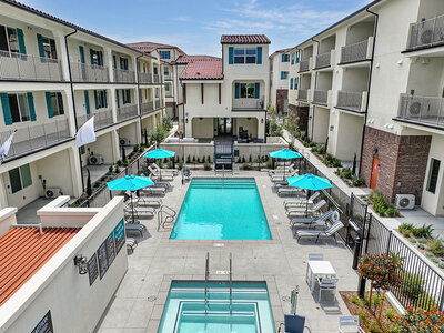Pool and Spa Area | The Commodore