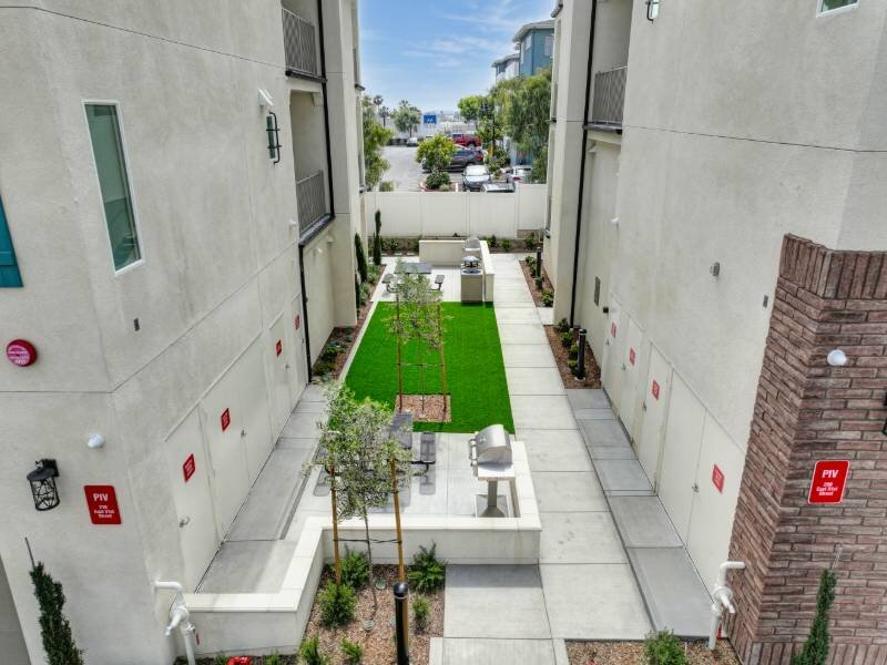 Courtyard View | The Commodore Apartments in National City, CA