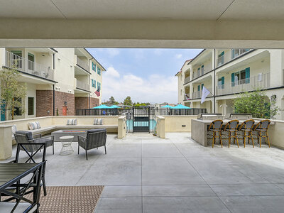 Poolside BBQ and Firepit | The Commodore