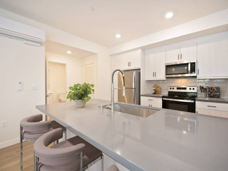 Kitchen Island | The Commodore Apartments in National City, CA