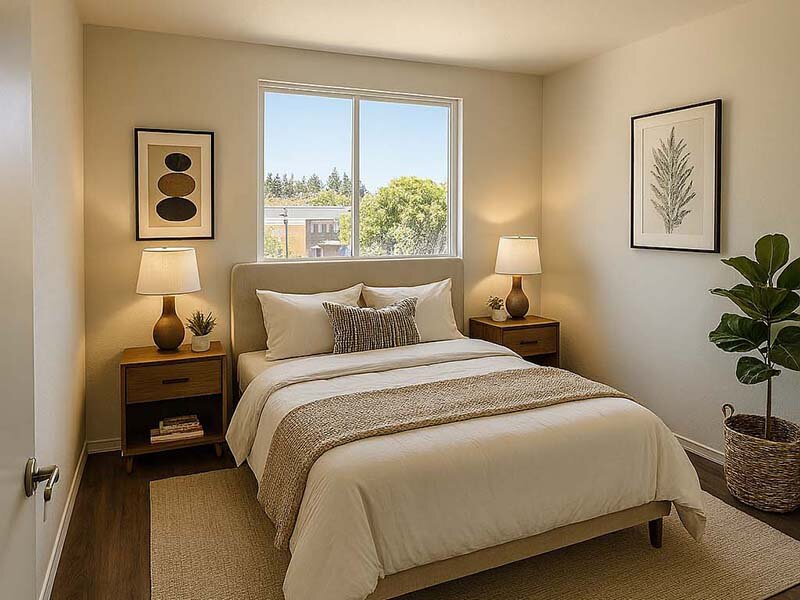 Bedroom | Parkside Flats Apartments in Fairfield, CA