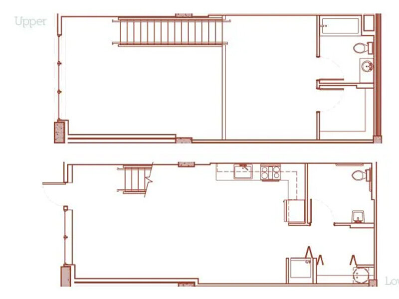 View floor plan image of 1x1.5-11lw apartment available now