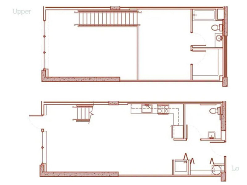 View floor plan image of 1x1.5-13lw apartment available now