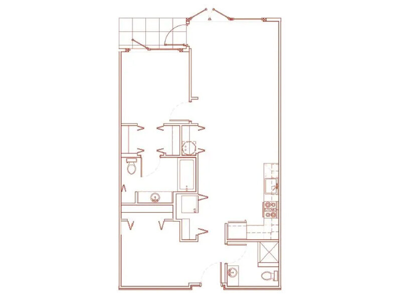 View floor plan image of 1x1C Den apartment available now