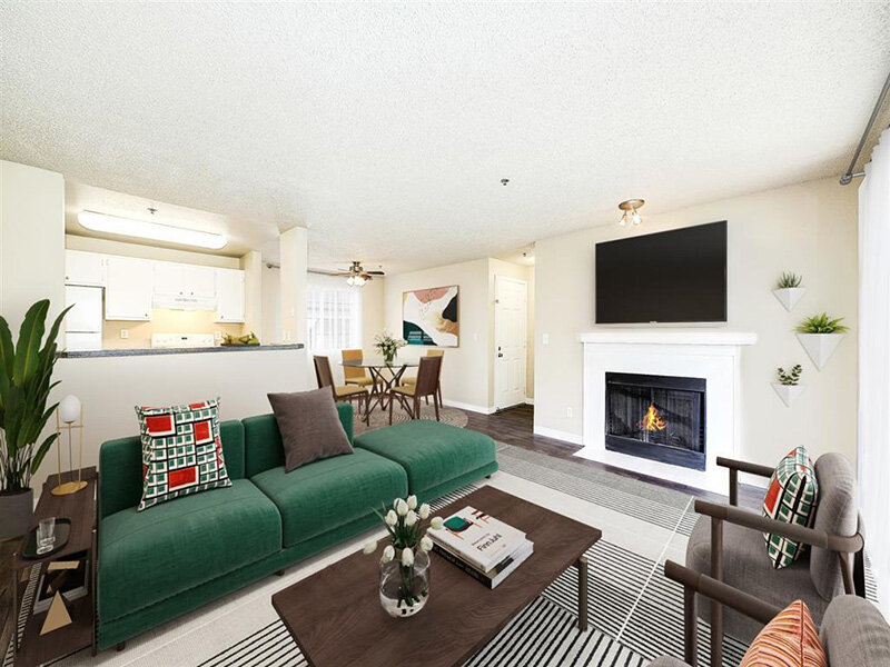 Luxury Living Room | Mallard Pointe at Riverbend