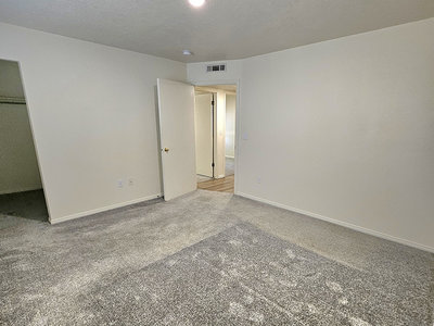 Carpeted Bedroom | Canyon Pointe Apartments