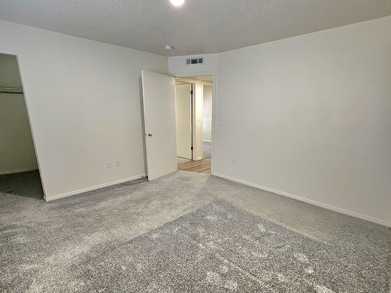 Carpeted Bedroom | Canyon Pointe Apartments